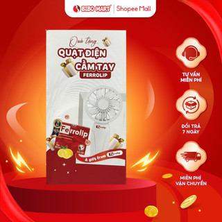 QT Ferrolip Sắt Cho Bé Quạt Điện Cầm Tay Quà Tặng - Bibomart 