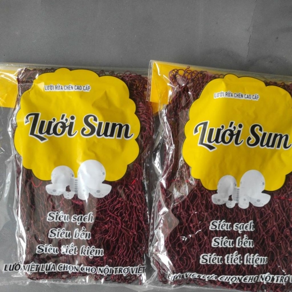 Combo 2 lưới rửa bát màu Sum