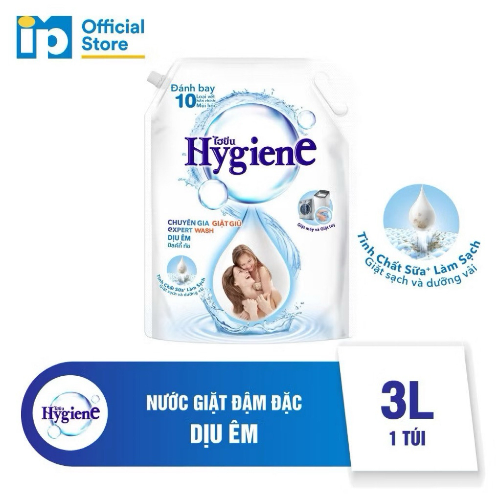 Nước Giặt Hygiene 3 Lít Trắng
