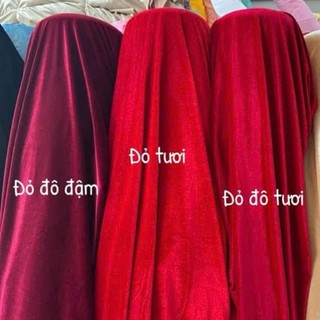 (HỎA TỐC) Vải Nhung Lông FUll MÀU HOT Trang Trí Tiệc Cưới, Trung Thu, Noel, Tết, Cổng Cưới, Sự Kiện ( Chưa May)