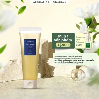  Dầu Gội Tràm Trà AROMATICA Tea Tree Purifying Shampoo 180ml Dành Cho Da Đầu Dầu 
