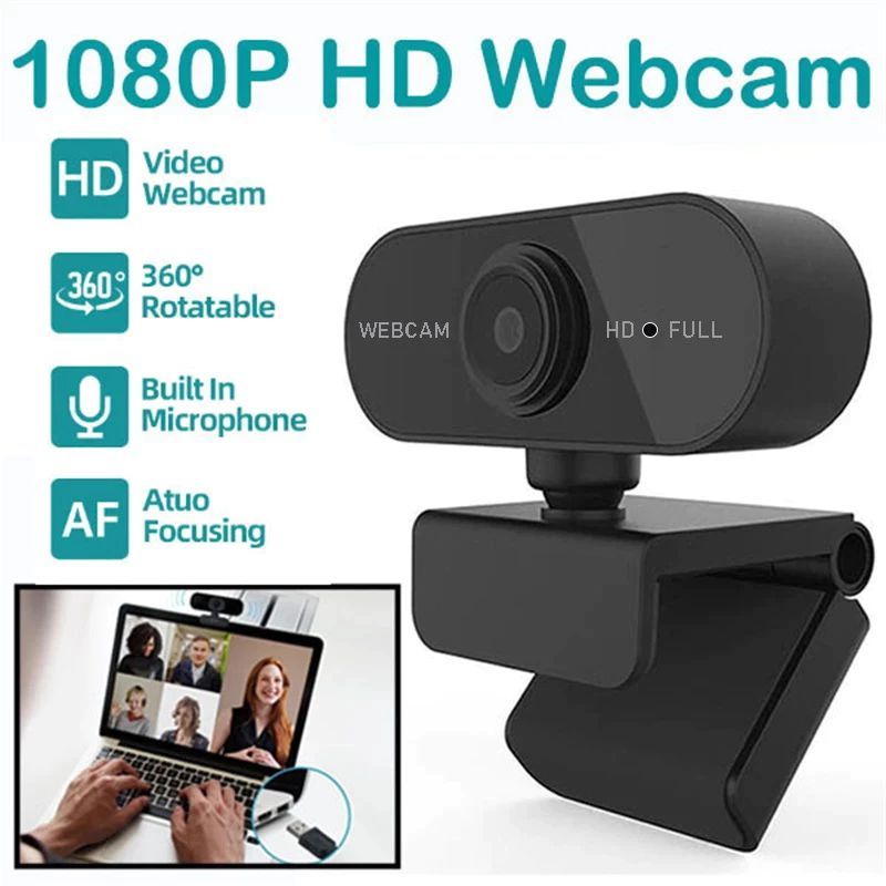 Webcam Máy Tính PC Laptop Độ Phân Giải Full HD Có Mic Livestream/Họp trực tuyến | BigBuy360 - bigbuy360.vn