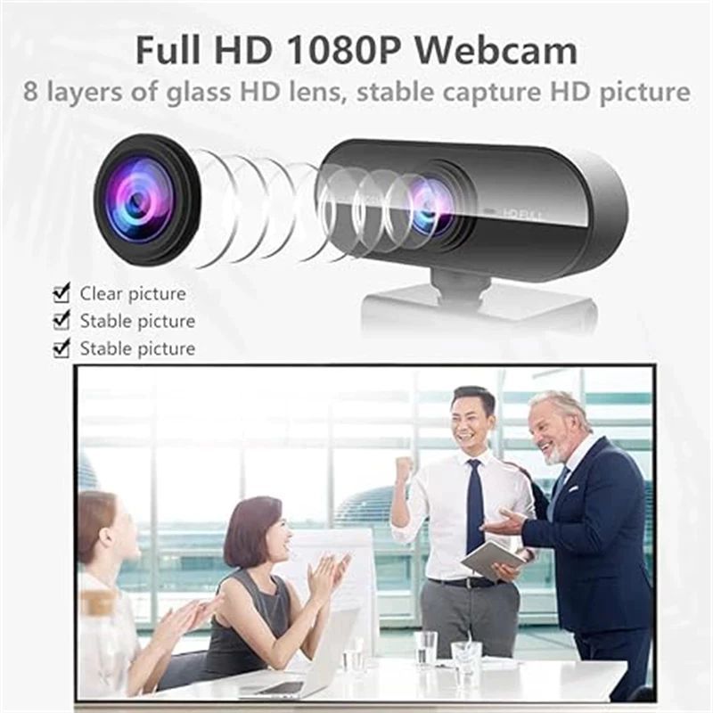 Webcam Máy Tính PC Laptop Độ Phân Giải Full HD Có Mic Livestream/Họp trực tuyến | BigBuy360 - bigbuy360.vn