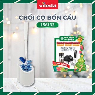  Chổi cọ bồn cầu toilet VILEDA Power Brush gồm khay đựng để pha nước tẩy rửa - TSU156132 