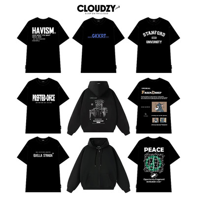 Bộ sưu tập streetwear UNISEX Oversize áo Thun hoodie & Quần phong cách đường phố cá tính DOMINION
