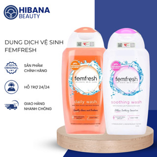  Dung Dịch Vệ Sinh Phụ Nữ FEMFRESH Intimate Wash Cao Cấp Giúp Làm Sạch Dịu Nhẹ 