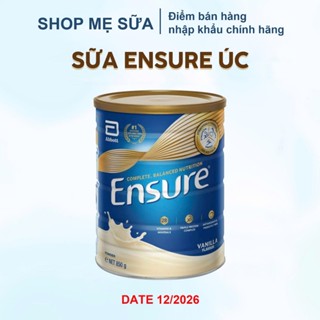 [DATE 12/2026] Sữa Ensure Úc 850gr Hương Vanila Giàu Dinh Dưỡng hỗ trợ tăng cường sức khỏe toàn diện