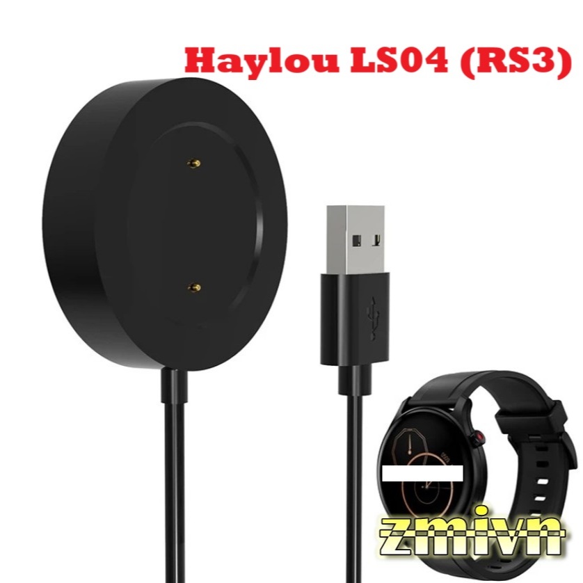 Dây sạc usb thay thế cho Haylou RS3 LS04 / Haylou LS04 (RS3) chiều dài 1m