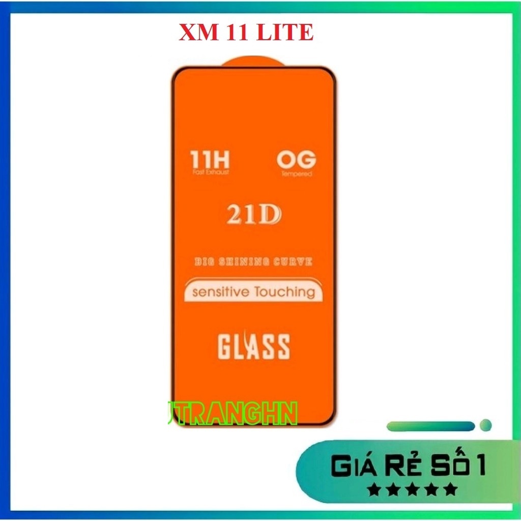 Kính cường lực XM 13 - XM 14 - XM 11 Lite - XM 11 Lite 5G NE - XM 12 Lite 5G full màn hình