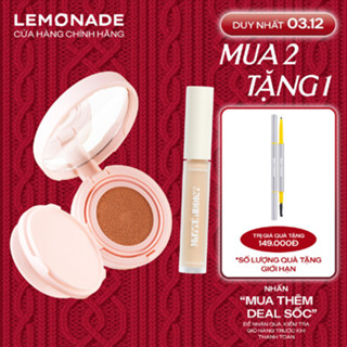  Combo LEMONADE Phấn nước Supermatte Cushion 15g & Kem che khuyết điểm Matte Addict Concealer 3g 