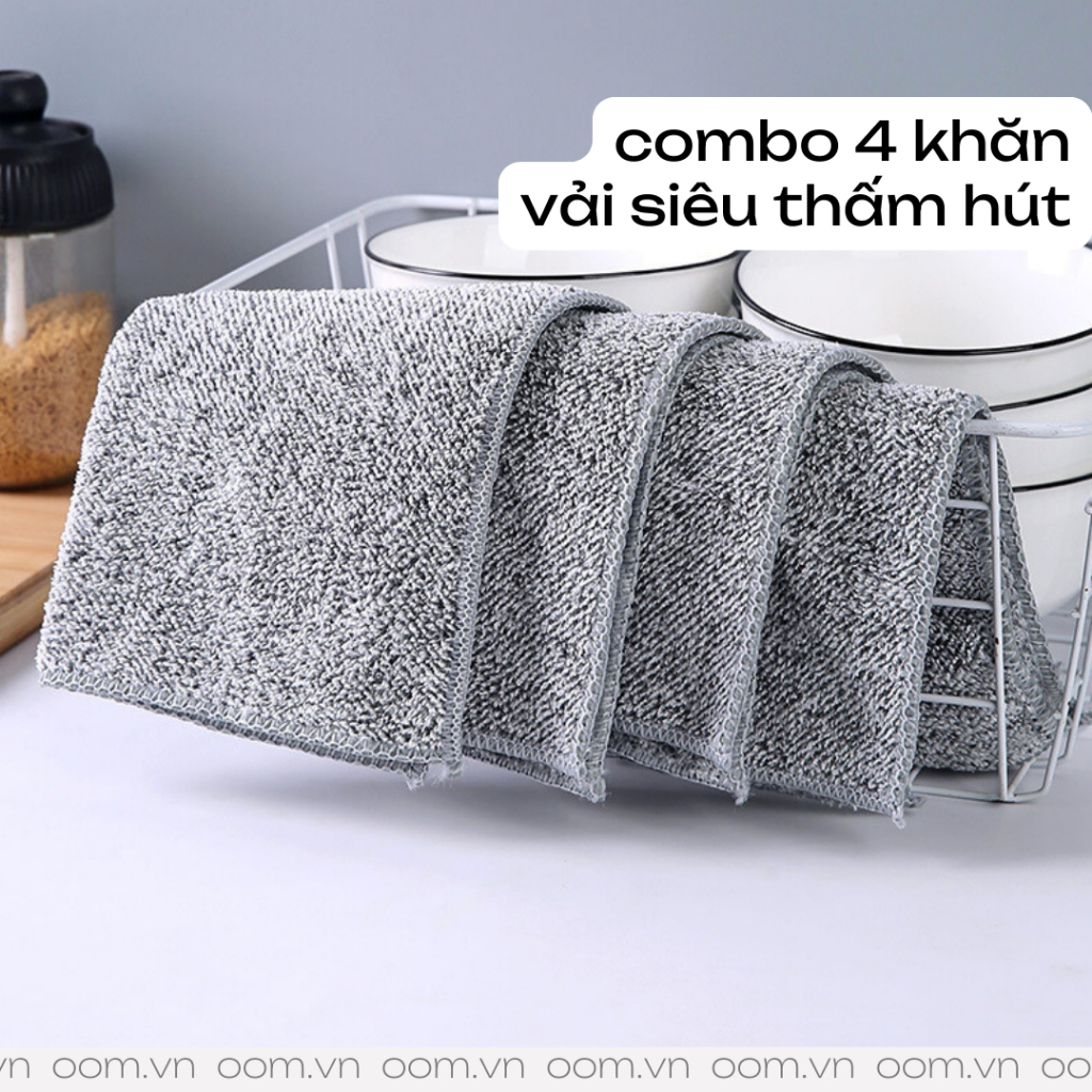 COMBO 4 KHĂN LAU ĐA NĂNG SOFTY