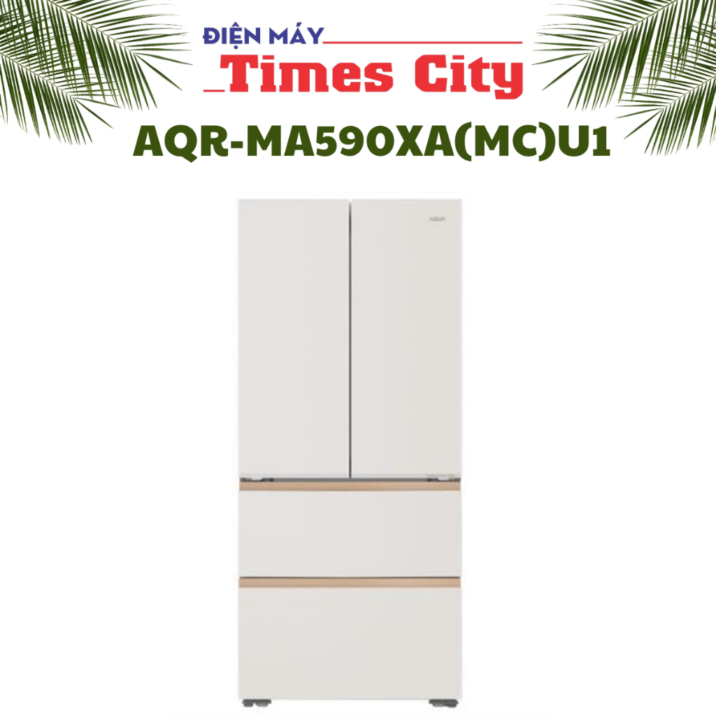 Tủ lạnh Aqua Inverter âm tường 515 lít Multi Door AQR-MA590XA(MC)U1
