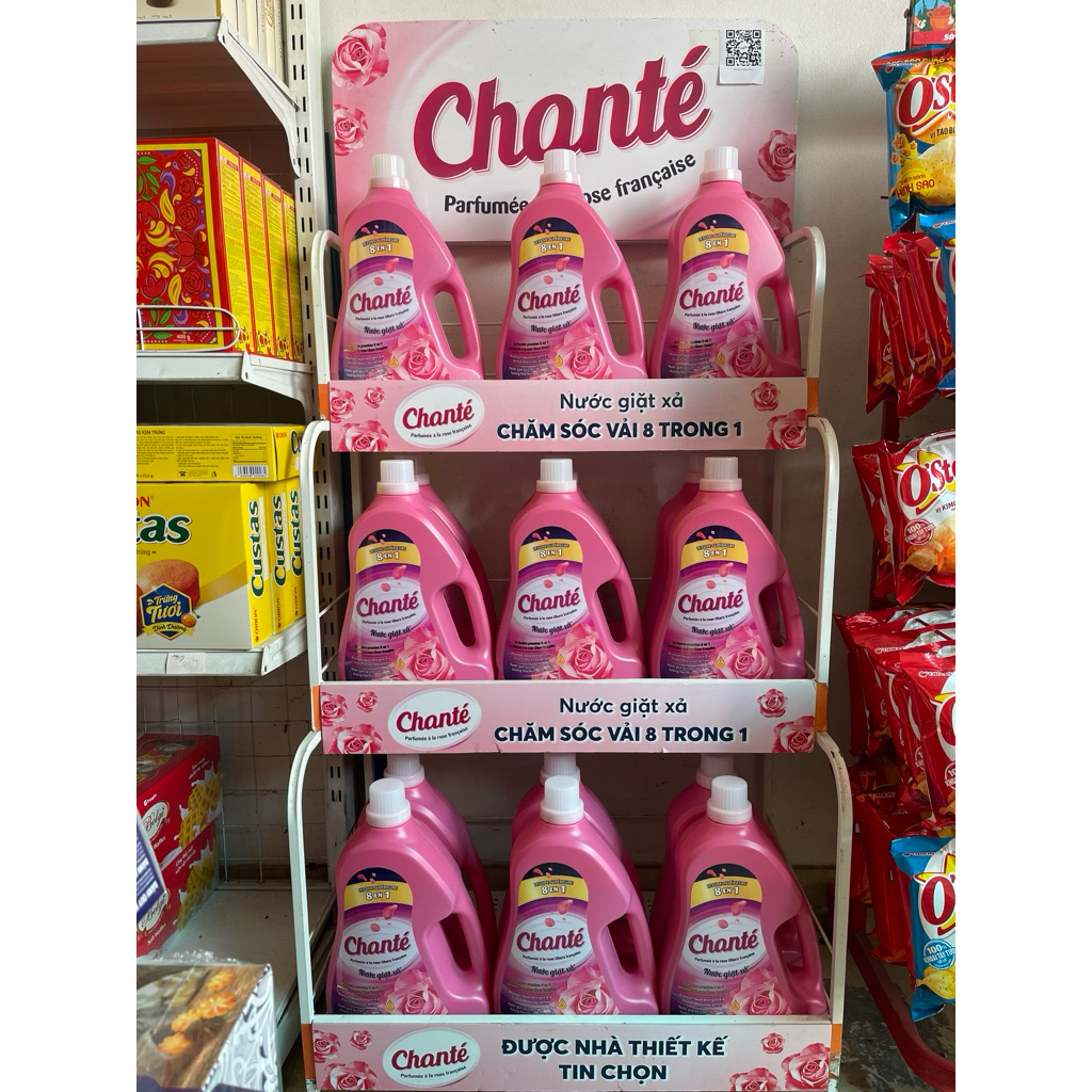 Combo 2 Chai 3.1kg/túi 3.05kg Nước giặt xả chante hàng chính hãng masan