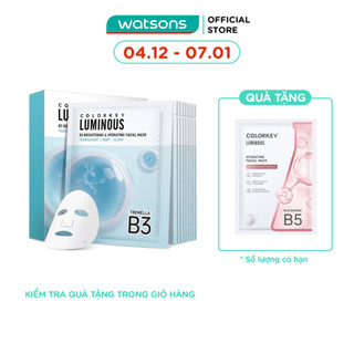  Mặt Nạ Cấp Ẩm Và Sáng Da B3 Colorkey Luminous B3 Brightening & Hydrating Facial Mask 30ml x 10pcs 