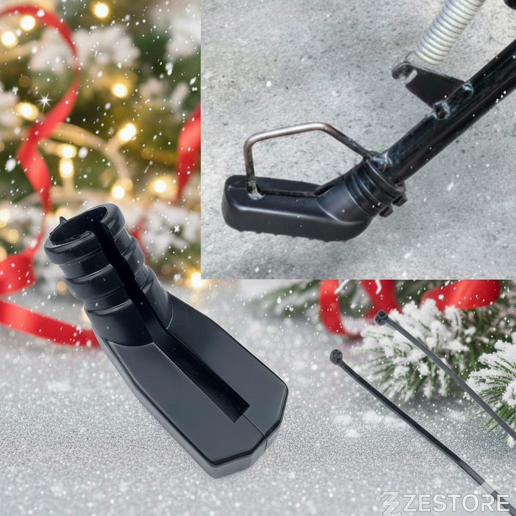 Đế cao su bọc chân chống xe máy