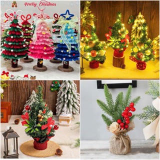  HOẢ TỐC  Cây Thông Noel Mini Để Bàn Làm Việc Văn Phòng Ô Tô Cao 25cm Kèm Phụ Kiện Trang Trí 