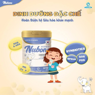 Sữa Nubone Step 1/2/Plus Hàn Quốc 750g - Đạm Whey Hữu Cơ Tiêu Hóa Tốt Tăng Đề Kháng Bé 0-10 Tuổi - Thanh Mai Baby