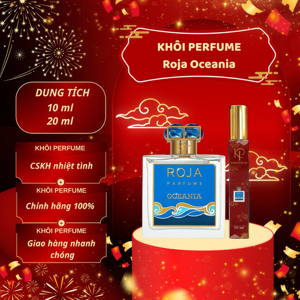 (Auth) Nước Hoa Unisex Roja Oceania 10/20ml | Khôi Perfume