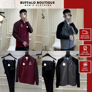  Bộ Quần Áo Nam Mùa Đông Dattt Chữ A Thêu - Đồ Bộ Nam Dày Tay Thu Đông Chất Nỉ Dày Dặn Cao Cấp 