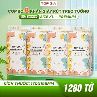 SIÊU TO, CAO CẤP] Giấy treo tường TopGia thùng 8,6,4 bịch đa sắc 1280 tờ 4 lớp mềm mịn
