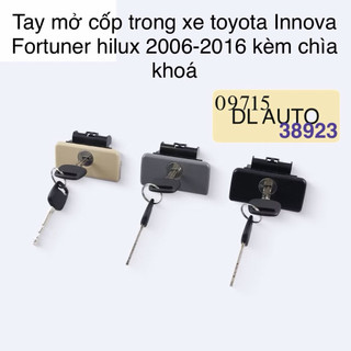 Tay mở cốp trong xe toyota Innova Fortuner hilux 2006-2016 kèm chìa có sẳn 3 màu