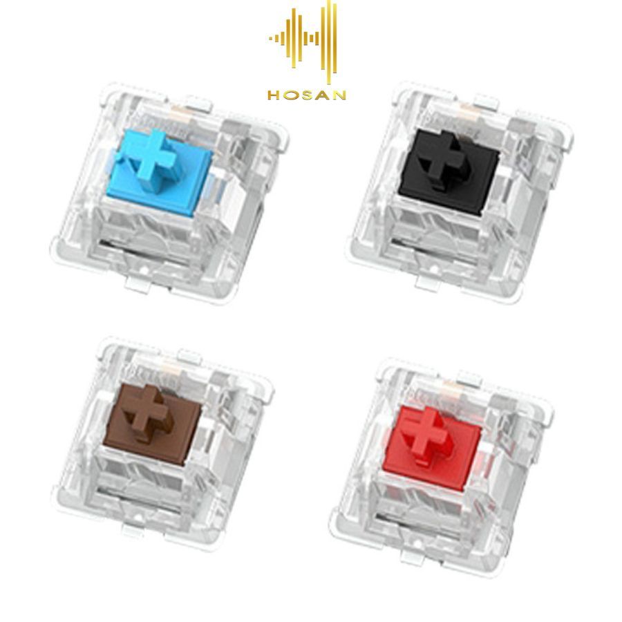 Combo Switch 3 Pin HOSAN Giá Rẻ Cho Bàn Phím Cơ Blue Switch / Red Switch / Brown Switch
