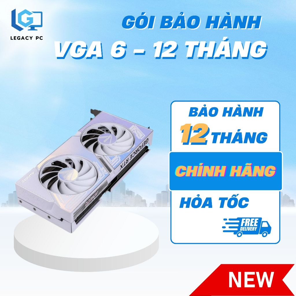 Gói bảo hành 6 Tháng - 12 Tháng Card màn hình VGA GTX 1060 / 1660S / 3060 2ND