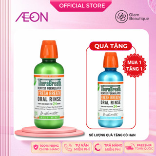  Nước Súc Miệng TheraBreath Mild Mint   Icy Mint 473ml Glam Beautique 