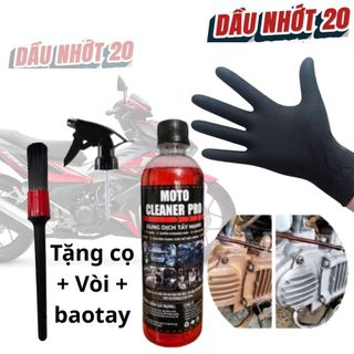 Tẩy Rửa Lốc Máy, Tẩy Rửa Xe Không Chạm Moto cleaner pro Tẩy Rỉ Sét Chi Tiết Kim Loại Mẫu Mới Chai 500ml