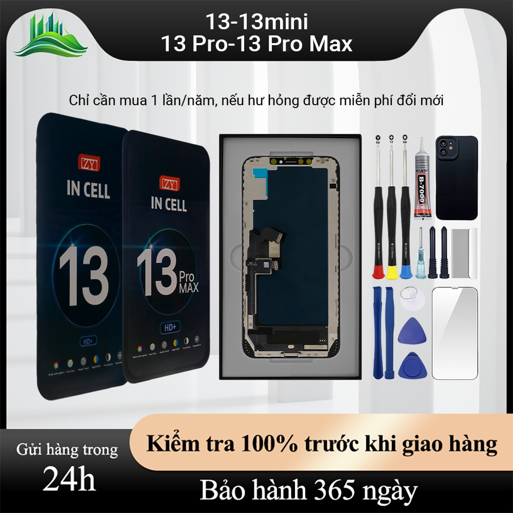 Màn hình ZY-GX chính hãng tương thích với IP 13/13 Pro/13 mini/13 Pro Max , Bảo hành 12T
