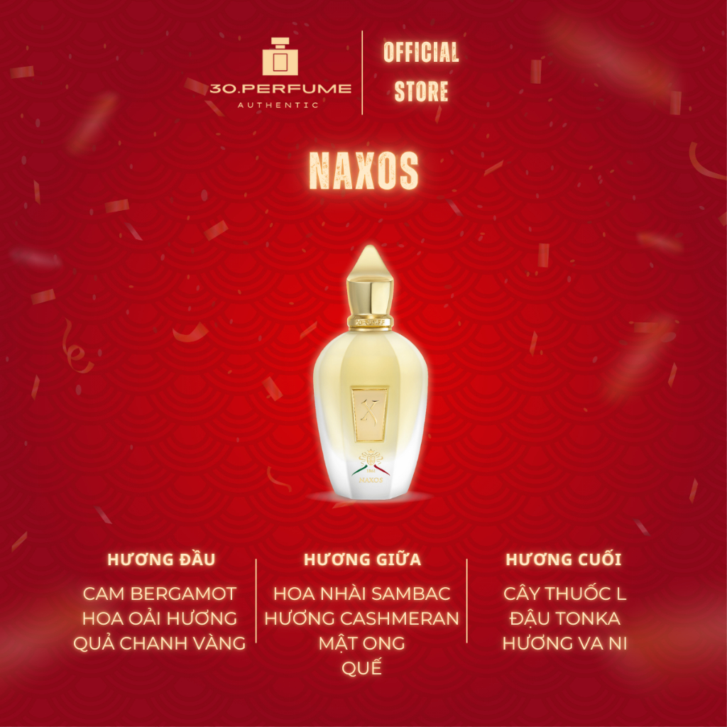 [30.PERFUME] Nước Hoa Nam Naxos 10/20ml