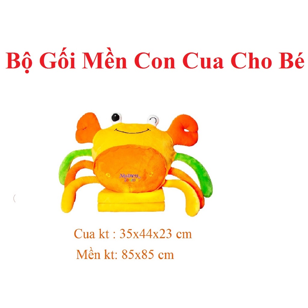 Bộ chăn, gối ôm cho bé nhiều mẫu