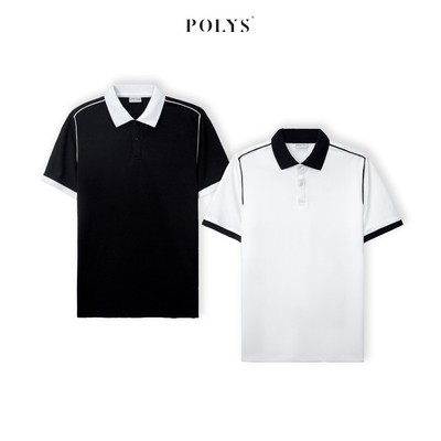 Áo thun polo nam POLYS, vải TC SYNEX 4 chiều, thoáng khí, thấm hút. Áo polo tay ngắn DIAZEL