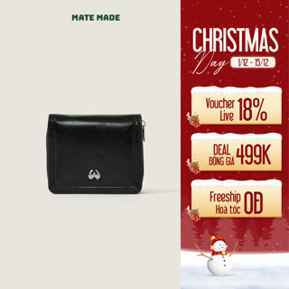   CHRISTMAS DEAL  MATEMADE Ví nữ mini gập đôi Pillow cầm tay thanh lịch đa năng màu trơn thời trang 