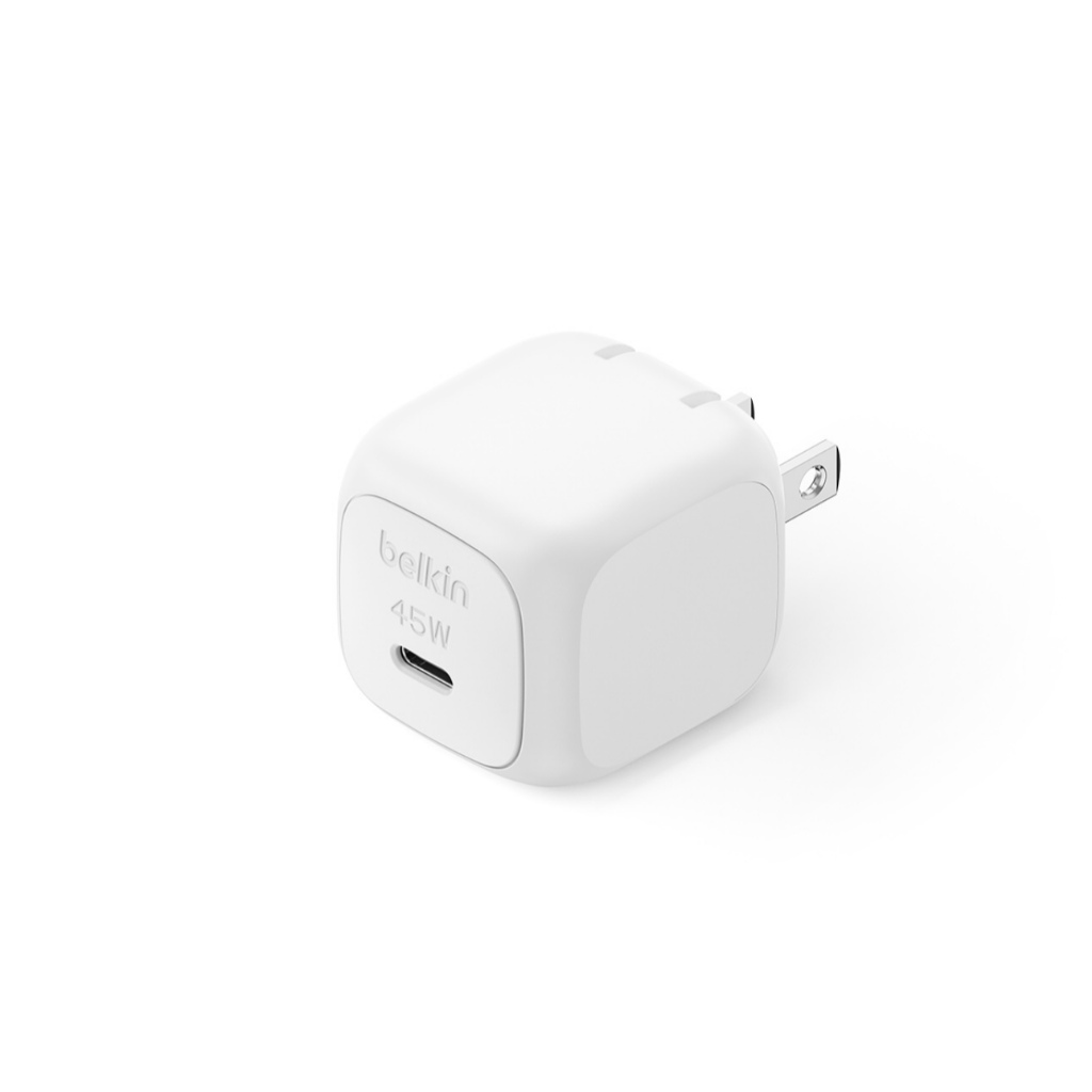 Củ sạc nhanh Belkin 45W USB-C hỗ trợ PD3.1, PPS Cubic Wall Charger cho Iphone, Samsung. Nhỏ gọn, an 