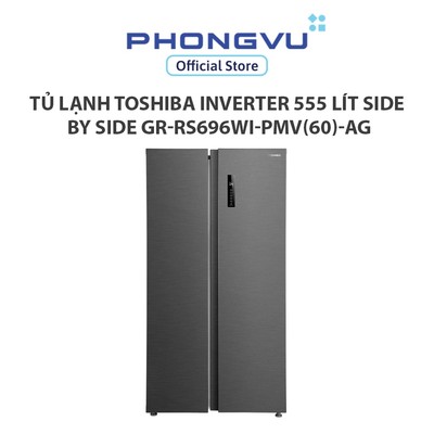 Tủ lạnh Toshiba Inverter 555 lít Side By Side GR-RS696WI-PMV(60)-AG - Bảo hành 24 tháng