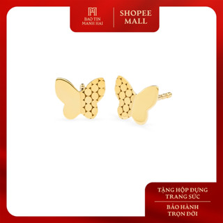  Bông tai vàng 10K Bảo Tín Mạnh Hải thiết kế hồ điệp thanh lịch PYBTV10KD0-510006 