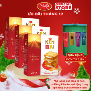   Tặng Ly Kenju Đơn 129K  Combo 2-3 Hộp Bánh Richy KENJU Kem Dẻo 279g 