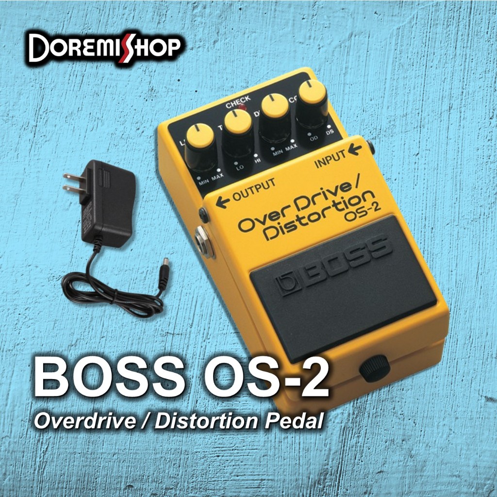 BOSS OS-2 Pedal hiệu ứng Overdrive và Distortion cho guitar điện