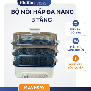 LiFITT Nồi Lẩu Hấp Điện Đa Năng TH97 Tự Điều Chỉnh Nhiệt Độ Dung Tích Lớn 49L Khay Inox Bảo Hành 12 Tháng
