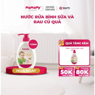   Live -Nước rửa bình sữa Mamamy chính hãng,an toàn cho bé từ sơ sinh rửa được rau củ quả thành phần thiên nhiên 