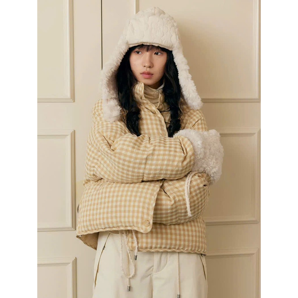 𝙆𝙞𝙢 𝘼𝙣𝙝 𝘽𝙪̀𝙞// Áo Phao Nữ 1 Mặt Bông Nhồi Caro 2 Lớp Dày Dặn Ấm Áp Mùa Mùa Đông 2026 | BigBuy360 - bigbuy360.vn