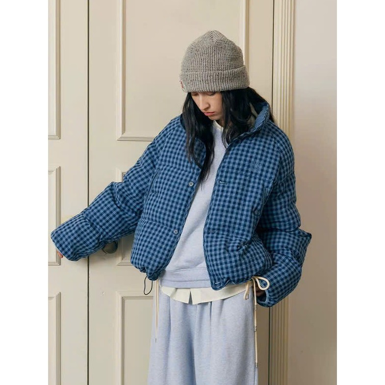 𝙆𝙞𝙢 𝘼𝙣𝙝 𝘽𝙪̀𝙞// Áo Phao Nữ 1 Mặt Bông Nhồi Caro 2 Lớp Dày Dặn Ấm Áp Mùa Mùa Đông 2026 | BigBuy360 - bigbuy360.vn