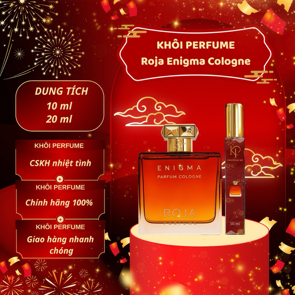 (Auth) Nước Hoa Nam Roja Enigma Cologne 10/20ml | Khôi Perfume
