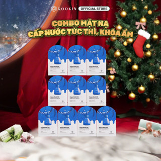  COMBO 10 Mặt Nạ Cấp Nước Khóa Ẩm Cho Da Khô Ráp Aqua Gookin Multi Ha Ampoule Mask 30ml x 10  1  