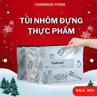  Combo 10 Túi Zip Đựng Thực Phẩm Tươi Sống Bạc Nhôm– Chống Ẩm Bảo Quản Tủ Lạnh Cấp Đông – Có Size 