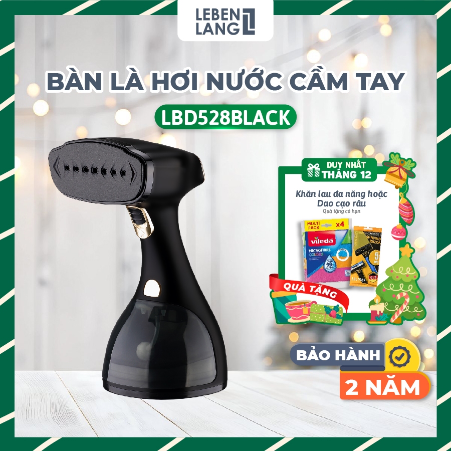 Bàn Ủi Hơi Nước Cầm Tay Lebenlang LBD528 1500W, Bình Nước 300ml – Bảo Hành 2 Năm 1 Đổi 1