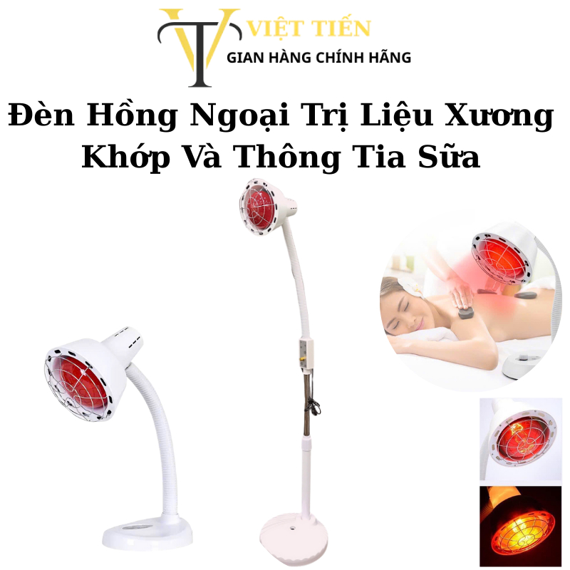 Đèn Hồng Ngoại Có Điều Chỉnh Cường Độ Ánh Sáng Đèn Sưởi Thiết Bị Điện Gia Dụng Hỗ Trợ Đỡ Đau Nhức Xương Khớp