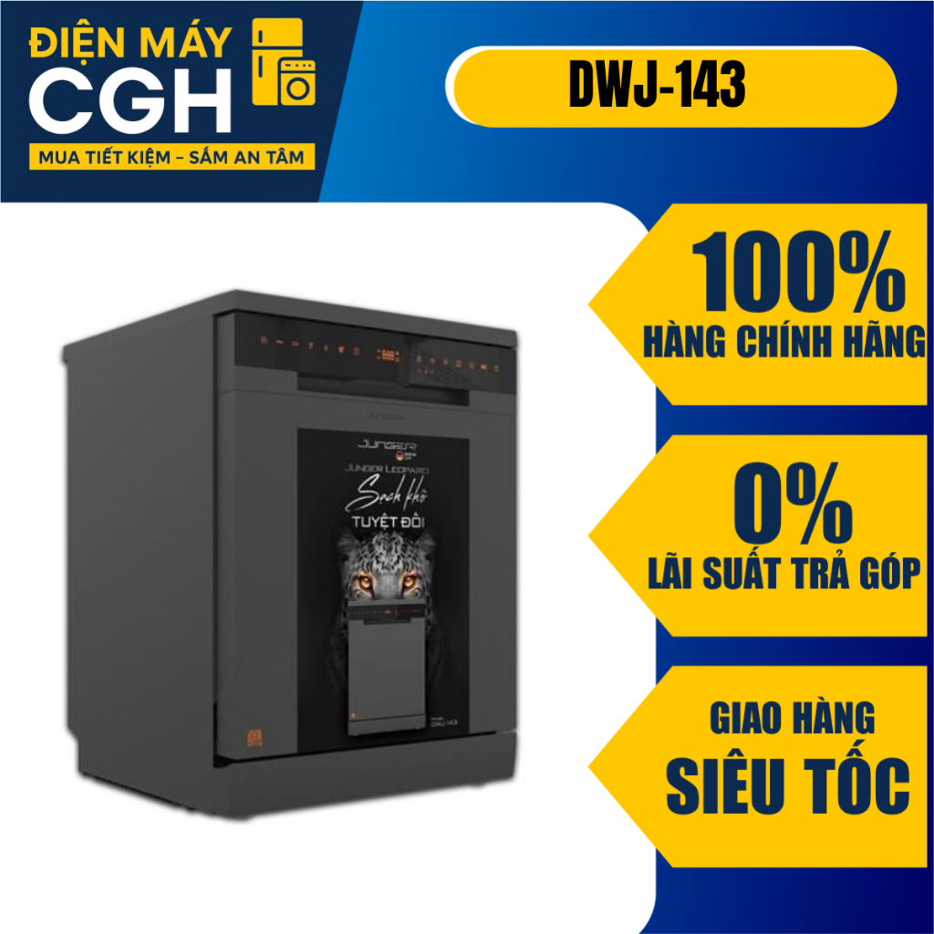 Máy rửa bát độc lập Junger Leopard DWJ-143