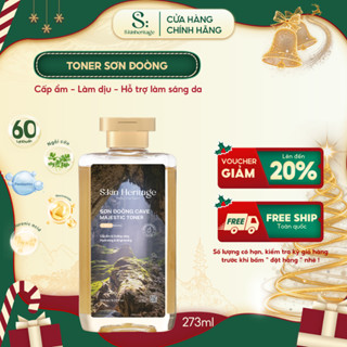  Toner Sơn Đoòng S:kin Heritage hỗ trợ cấp ẩm dưỡng sáng cung cấp 60 Lợi Khuẩn cho da dầu mụn 273ml 